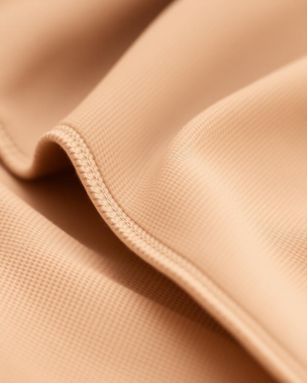 Macro view of the matte micro-knit and bonded edge